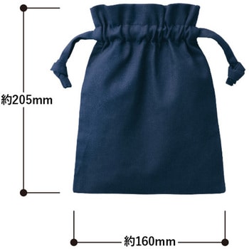 厚手コットンフリル巾着(S) MARKLESS STYLE
