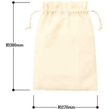 厚手コットンフリル巾着(L) MARKLESS STYLE