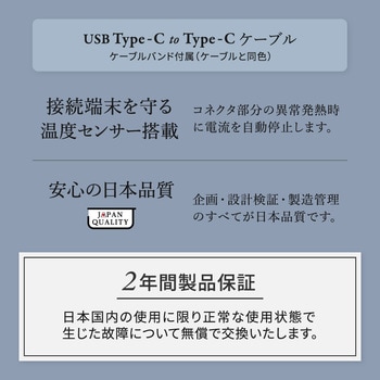 耐屈曲3万回 Type-C to Type-C シリコンケーブル 2m ホワイト OWLTECH(オウルテック)