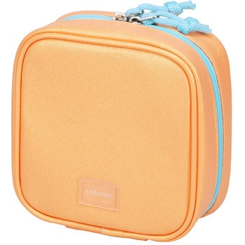 sofumo mashikaku pouch(マシカクポーチ) 収納 化粧ポーチ ミニポーチ コスメ スクエア ガジェットポーチ 旅行 全2色 オレンジソーダ(MOT-GPOUCH02) MOTTERU