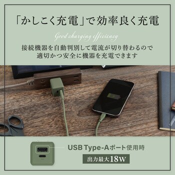 AC充電器 PD20w A×1 C×1 アッシュブルー OWLTECH(オウルテック)