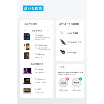 Anker 310 USB-C & USB-C ケーブル Anker(アンカー)
