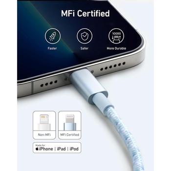 Anker 高耐久ナイロン ライトニングケーブル 1.0m Anker(アンカー)