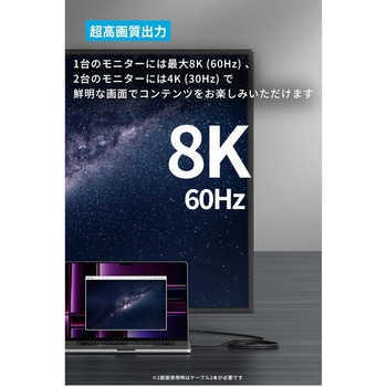 Anker USB-C & USB-C ケーブル Thunderbolt 4 (100W， 40Gbps) 2.0m - Anker(アンカー)