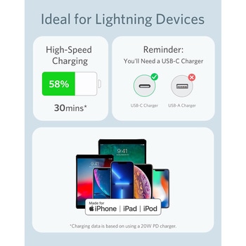 Anker PowerLine III Flow USB-C & ライトニング ケーブル 1.8m Anker(アンカー)