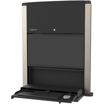 エルゴトロン CareFit 昇降式エンクロージャー ブラック 27インチ(10.7kg)まで VESA規格対応 ERGOTRON(エルゴトロン)
