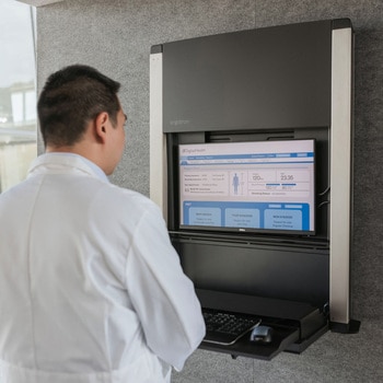 エルゴトロン CareFit 昇降式エンクロージャー ブラック 27インチ(10.7kg)まで VESA規格対応 ERGOTRON(エルゴトロン)