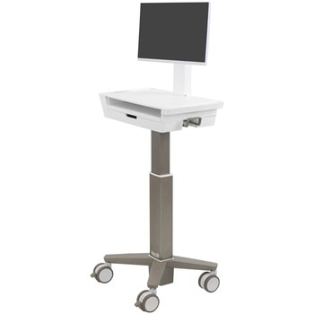 エルゴトロン CareFit Slim 2.0 LCDカート 引出し1個 ホワイト 27インチ(14.5kg)まで VESA規格対応 ERGOTRON(エルゴトロン)