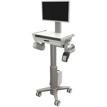 エルゴトロン CareFit Slim 2.0 LCDカート 引出し1個 ホワイト 27インチ(14.5kg)まで VESA規格対応 ERGOTRON(エルゴトロン)