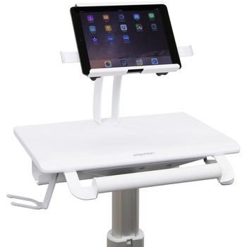 エルゴトロン StyleView タブレット用カート SV10 ホワイト 12インチ(1.1kg)まで VESA規格対応 ERGOTRON(エルゴトロン)