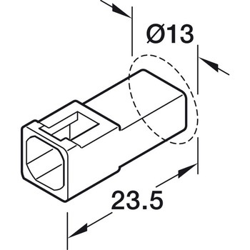 延長ケーブル RGB 24V/2.0m 【ハーフェレLEDライト Loox5】 ハーフェレ