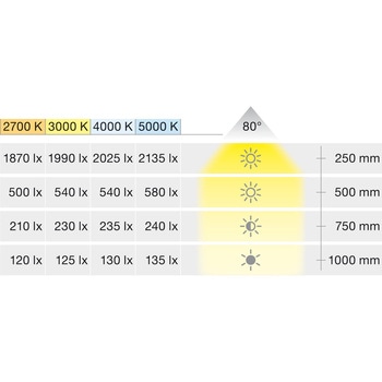 ダウンライトLED3092 24V/3.4W 27K/ CRI90/アルミニウム 【ハーフェレLEDライト Loox5】 ハーフェレ