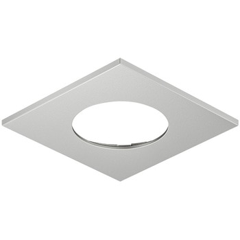 LED3092埋め込み用カバー 角型/メタル シルバー/65×65 【ハーフェレLEDライト Loox5】 ハーフェレ