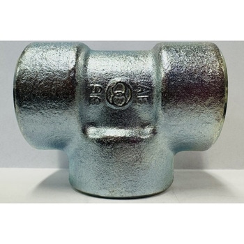 鍛鋼製差込×ねじ込み式管継手 白 ティー 藤井高圧