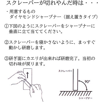 別所二郎作 木工用スクレーパー ロングK型 - 別所二郎作