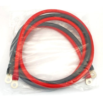 両端R38-8端子付 KIV38sq(AWG2)ケーブル 赤黒2本セット 共立電子産業