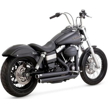 BigShots Staggered PCX ビッグショットスタッガード ブラック マフラー 1800-2605 Vance&Hines