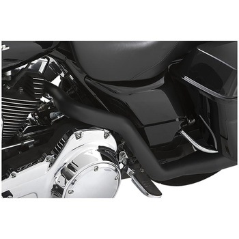 DresserDuals ドレッサーデュアルズ ヘッドパイプ ブラック マフラー 1802-0205 Vance&Hines