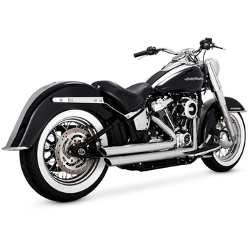 BigShots Staggered PCX ビッグショットスタッガード クローム マフラー 1800-2581 Vance&Hines