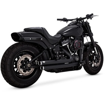 BigShots Staggered PCX ビッグショットスタッガード ブラック マフラー 1800-2582 Vance&Hines