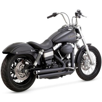 BigShots Staggered ビッグショットスタッガード ブラック マフラー 47958 - Vance&Hines