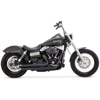 BigShots Staggered ビッグショットスタッガード ブラック マフラー 47958 - Vance&Hines