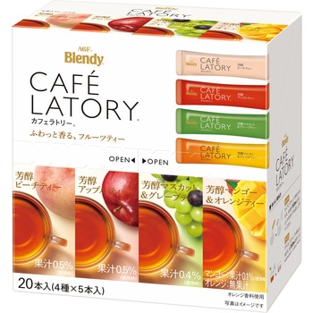 ブレンディ カフェラトリー スティック 芳醇 フルーツティー【アソート20本】【ピーチティー7本】【アップルティー7本】【はちみつルイボスティー7本】【マンゴー&オレンジティー7本】 AGF(味の素AGF)