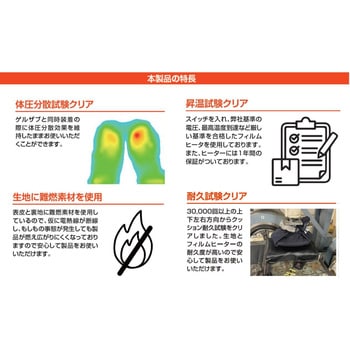 WARM SEAT COVER GEL-ZAB R(ゲルザブR)同時装着タイプ EHZ3136W EFFEX(エフェックス)