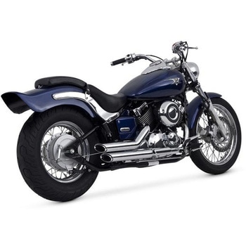 ShortShots Staggered ショートショットスタッガード クローム マフラー 1810-0556 - Vance&Hines