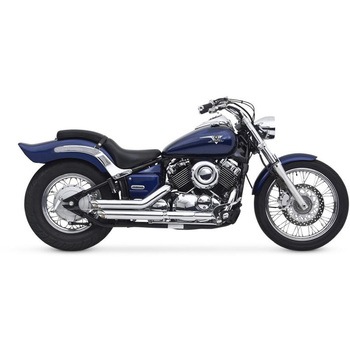 ShortShots Staggered ショートショットスタッガード クローム マフラー 1810-0556 - Vance&Hines