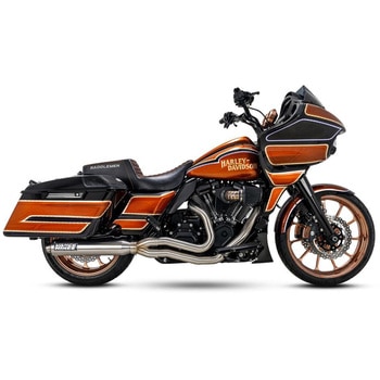 Supersport 2-1 フルエキゾースト ステンレス マフラー 1800-2681 Vance&Hines