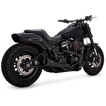 Stainless 2-1 Upsweep PCX ステンレス2-1 アップスウィープ ブラック マフラー 47323 - Vance&Hines