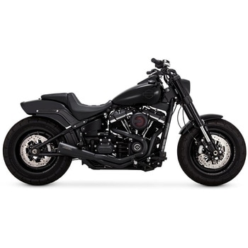 Stainless 2-1 Upsweep PCX ステンレス2-1 アップスウィープ ブラック マフラー 47323 - Vance&Hines