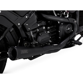 Stainless 2-1 Upsweep PCX ステンレス2-1 アップスウィープ ブラック マフラー 47323 - Vance&Hines