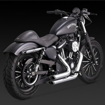 ShortShots Staggered PCX ショートショットスタッガード クローム マフラー 1800-2579 Vance&Hines