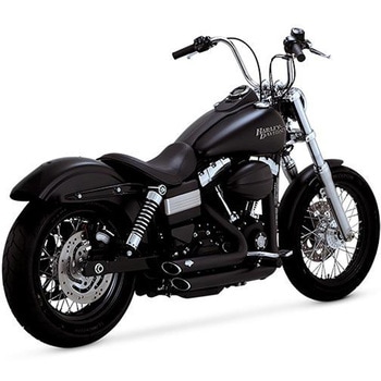 ShortShots Staggered PCX ショットスタッガード ブラック マフラー 1800-2600 Vance&Hines