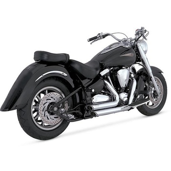 ShortShots Staggered ショートショットスタッガード クローム マフラー V18517 Vance&Hines