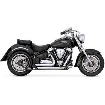 ShortShots Staggered ショートショットスタッガード クローム マフラー V18517 Vance&Hines