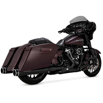 Torquer450 トルカー スリップオン ブラック/マシーンカット マフラー 46676 Vance&Hines