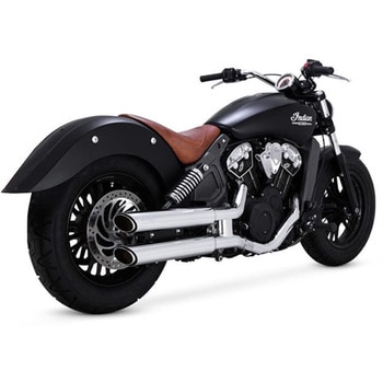 TwinSlash PCX 3in Slip-on ツインスラッシュ 3インチ スリップオン クローム マフラー 1801-1528 Vance&Hines