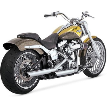 TwinSlash 3in S/O ツインスラッシュ 3インチ スリップオン クローム マフラー 16834 Vance&Hines