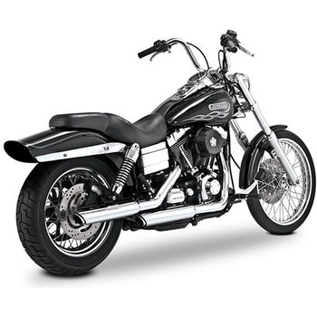 TwinSlash 3in S/O ツインスラッシュ 3インチ スリップオン クローム マフラー 16838 Vance&Hines