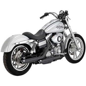 TwinSlash 3in S/O ツインスラッシュ 3インチ スリップオン ブラック マフラー 46838 Vance&Hines