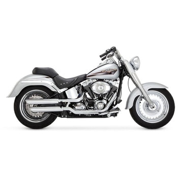 TwinSlash 3in S/O ツインスラッシュ 3インチ スリップオン ブラック マフラー 46844 Vance&Hines