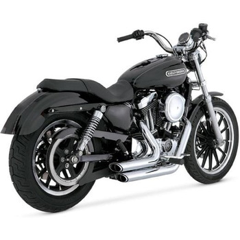 ShortShots Staggered ショートショットスタッガード クローム マフラー 1800-0467 Vance&Hines