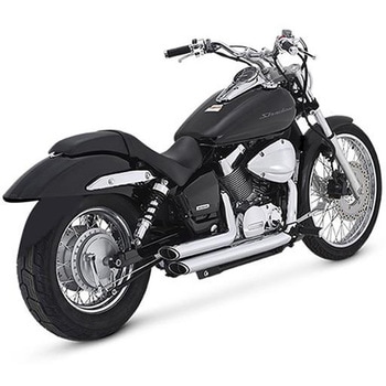 ShortShots Staggered ショートショットスタッガード クローム マフラー 1810-0557 Vance&Hines