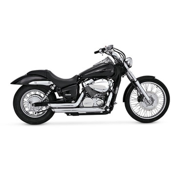 ShortShots Staggered ショートショットスタッガード クローム マフラー 1810-0557 Vance&Hines