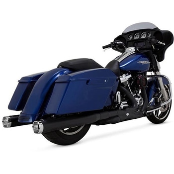 Monster Round モンスターラウンド スリップオン ブラック マフラー 1801-1175 Vance&Hines