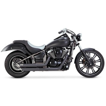 TwinSlash Staggered ツインスラッシュスタッガード ブラック マフラー 1811-2469 Vance&Hines