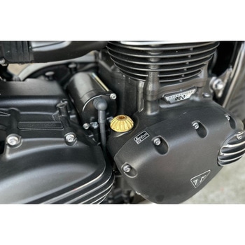 オイルフィラーキャップ ROSWELL ブラス MMU058 モートーン